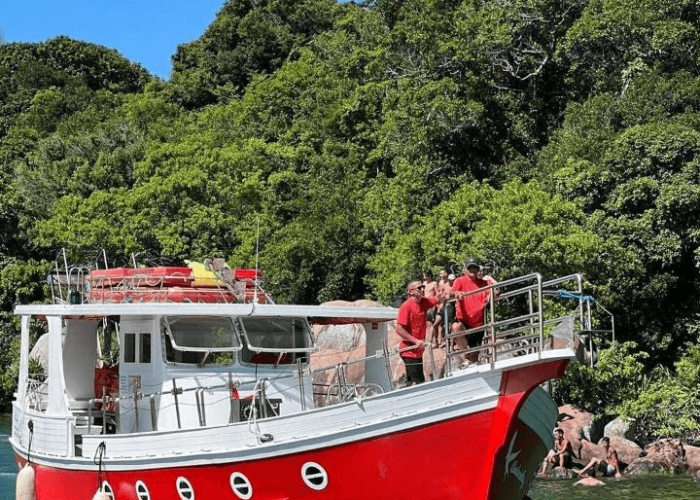 passeio ilha do campeche tour isla campeche excursion isla campeche travessia ilha campeche barco ilha do campeche
